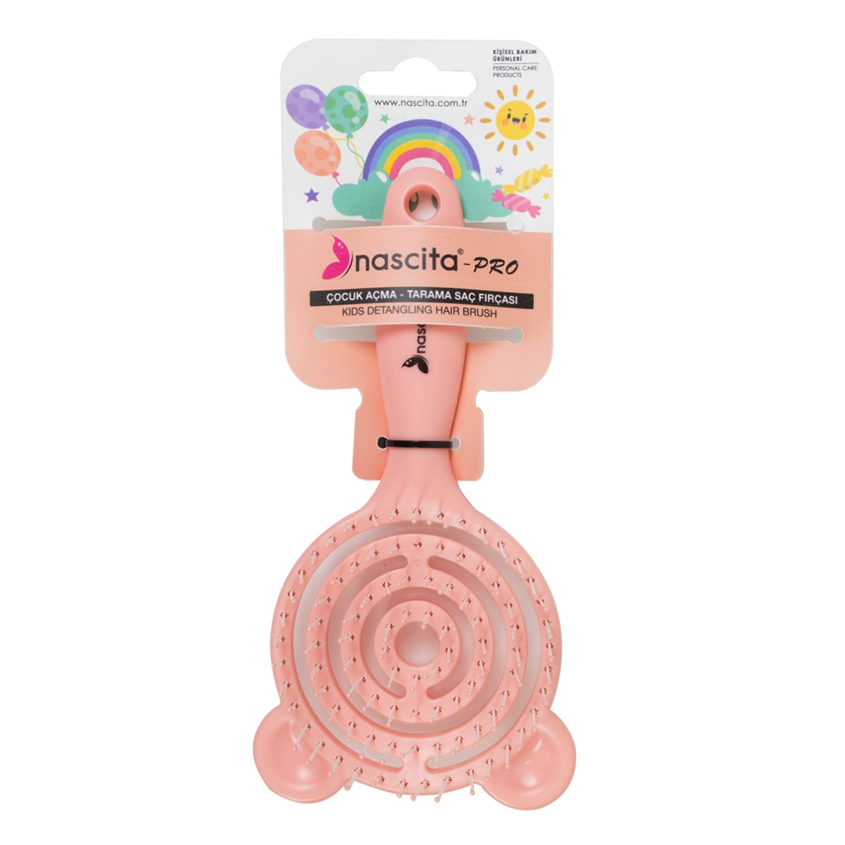 Pro Pembe Çocuk Saç Fırçası