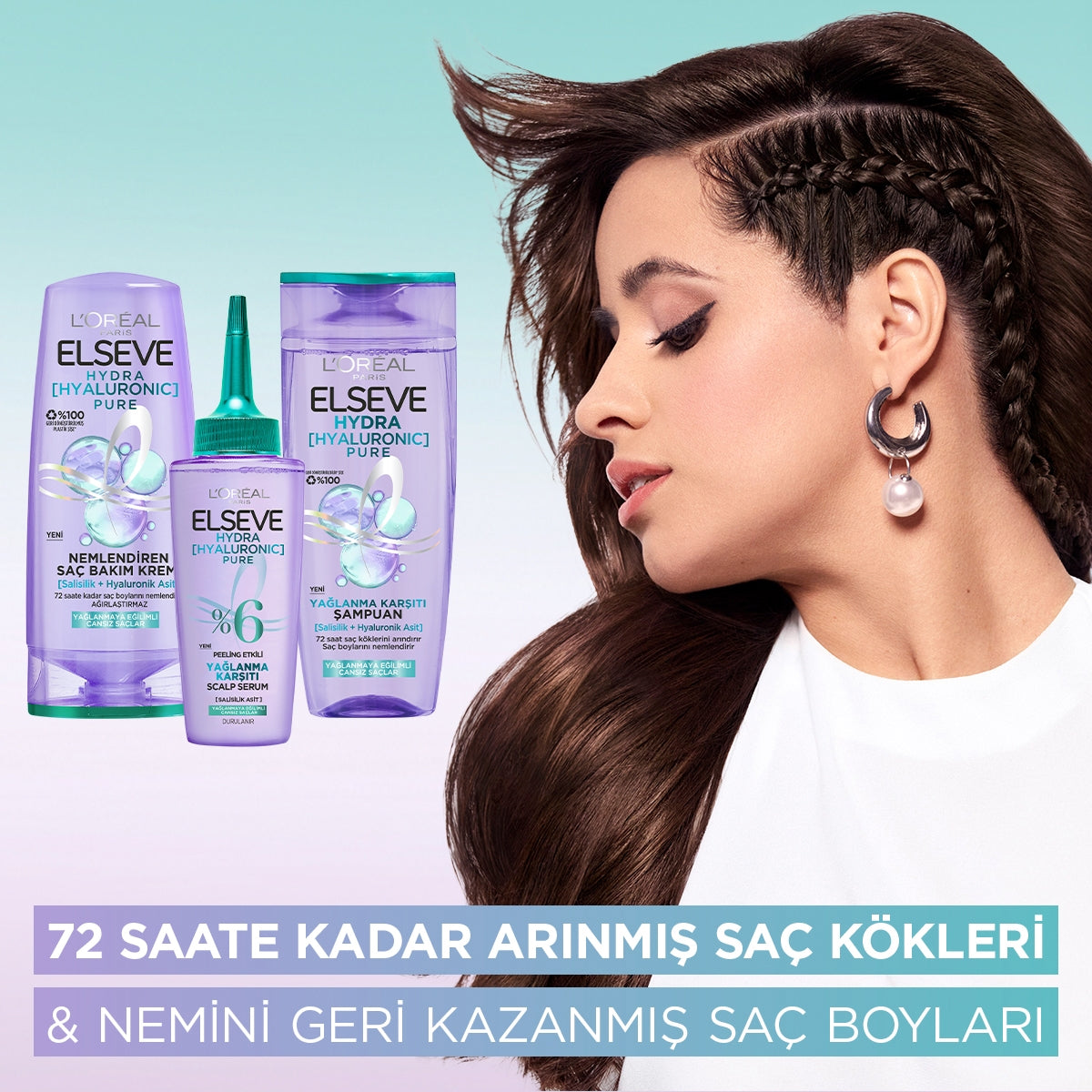 Hydra Hyaluronic Pure Yağlanma Karşıtı Şampuan 300 Ml