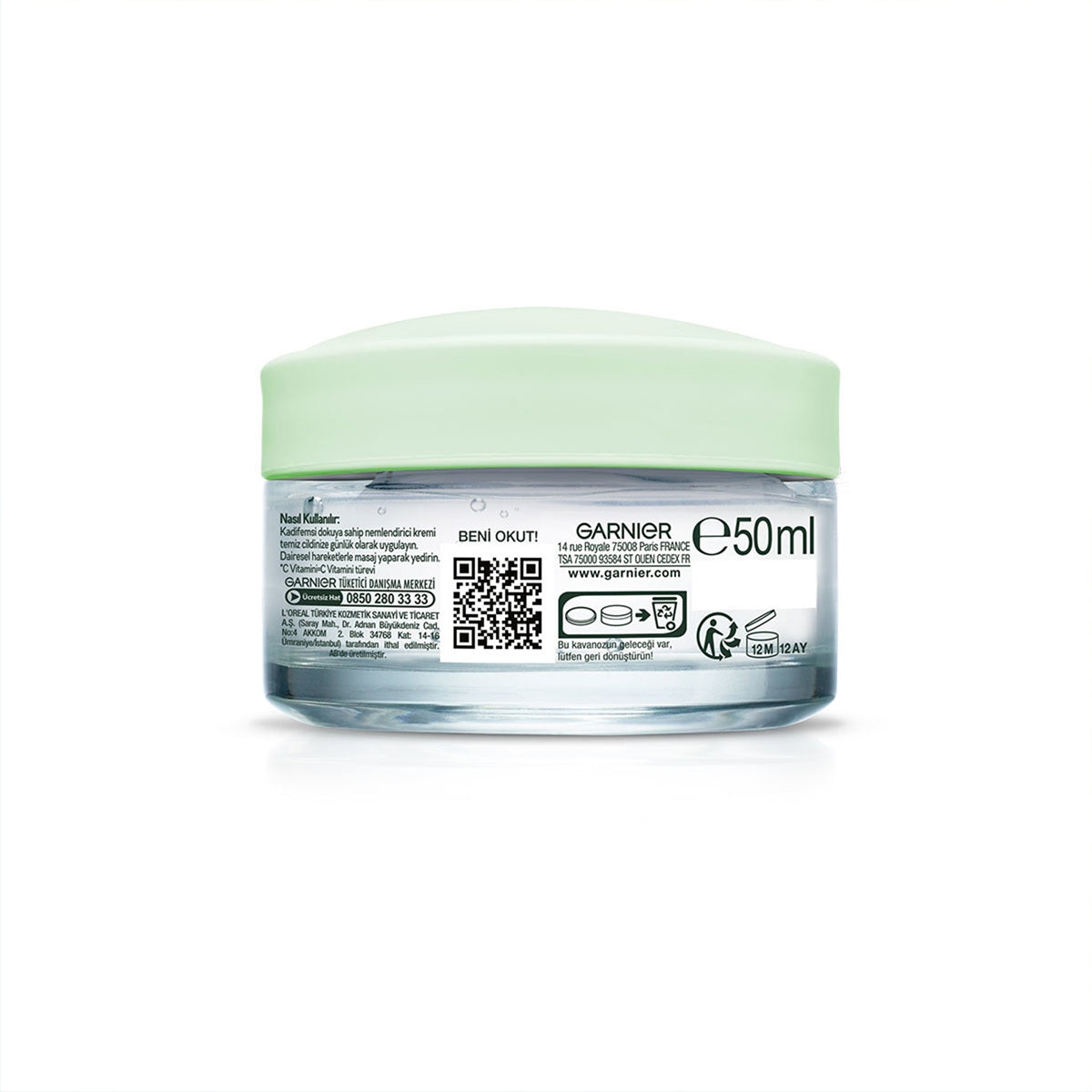 YUZ BAKIM KREMI C VITAMINI PARLAK GUNLUK AYDINLATICI 50 ML