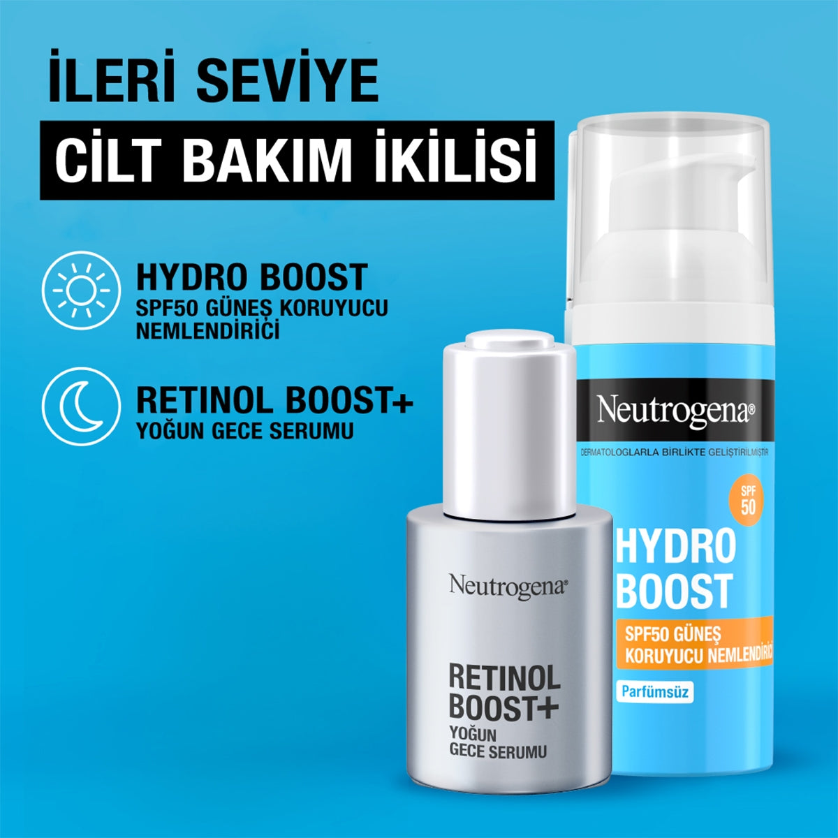 Hydro Boost SPF50 Güneş Koruyucu Nemlendirici 50 ml