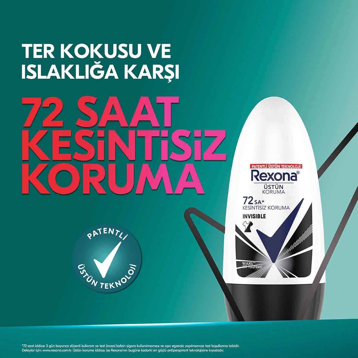 Kadın Roll On Black and White Invisible 50 ml