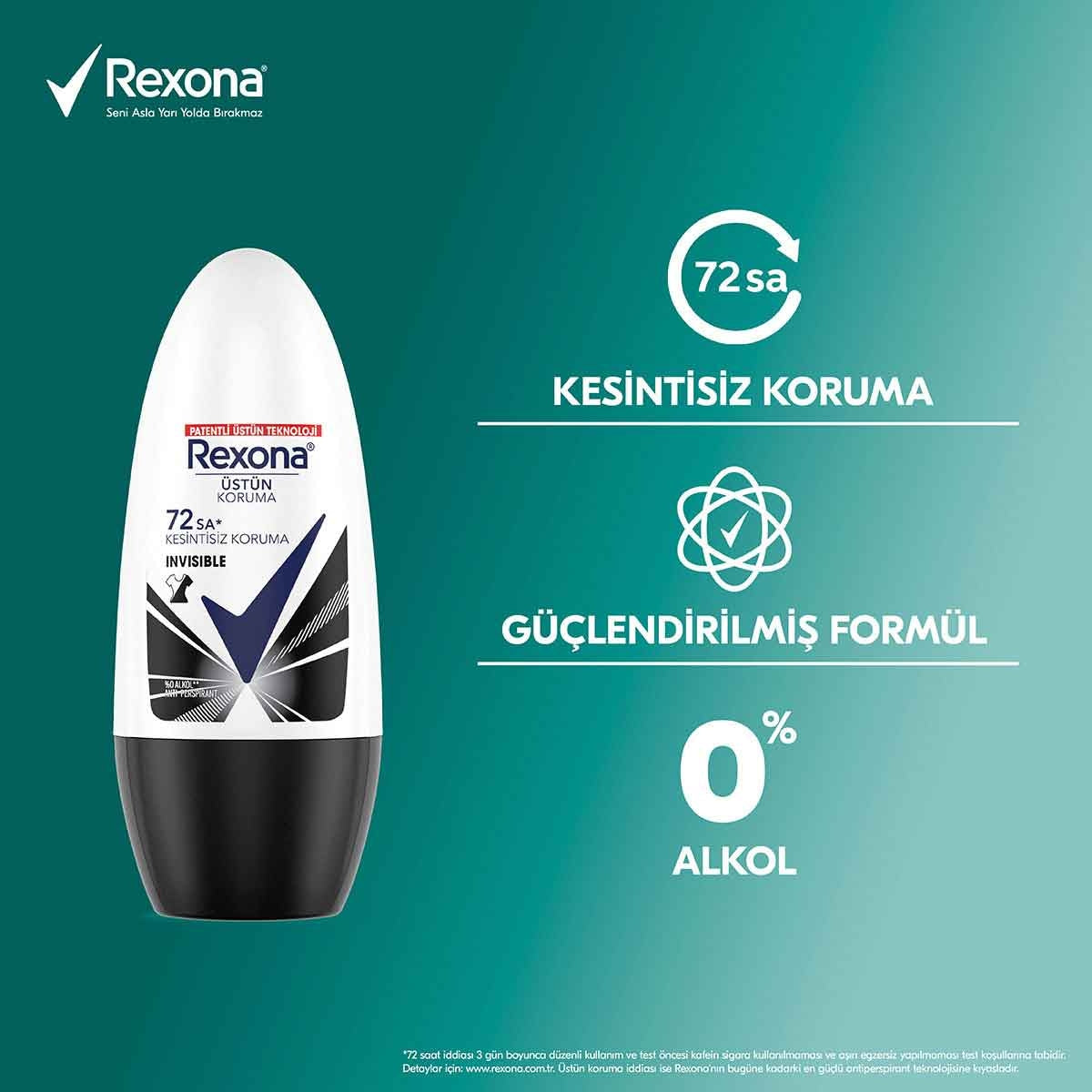 Kadın Roll On Black and White Invisible 50 ml
