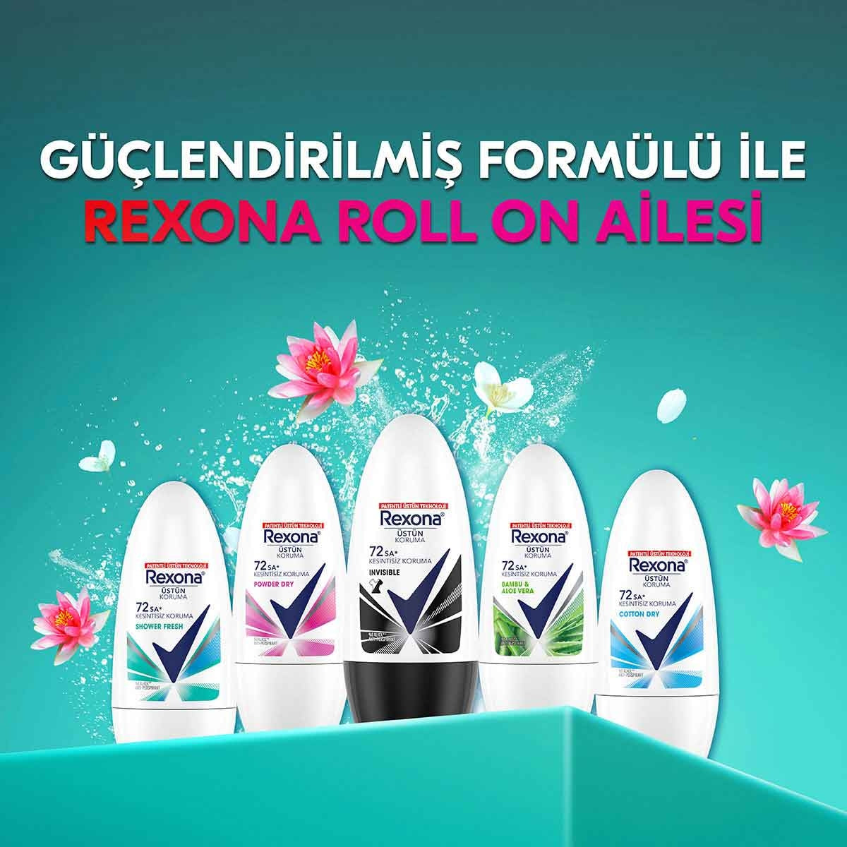 Kadın Roll On Black and White Invisible 50 ml