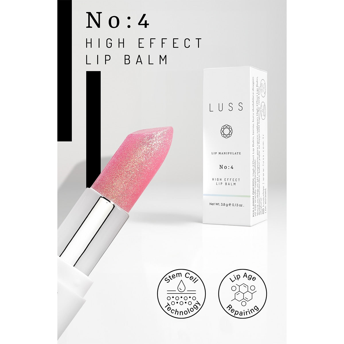 LUSS RUJ BALM HIGHT EFECT GOLD EDITION4