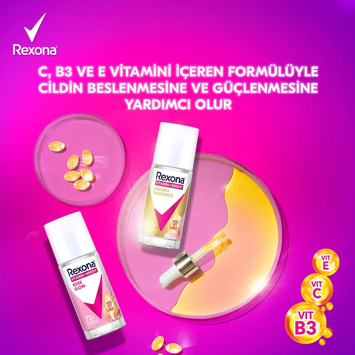 Kadın Roll On Blaze Rose Glow 45 ml