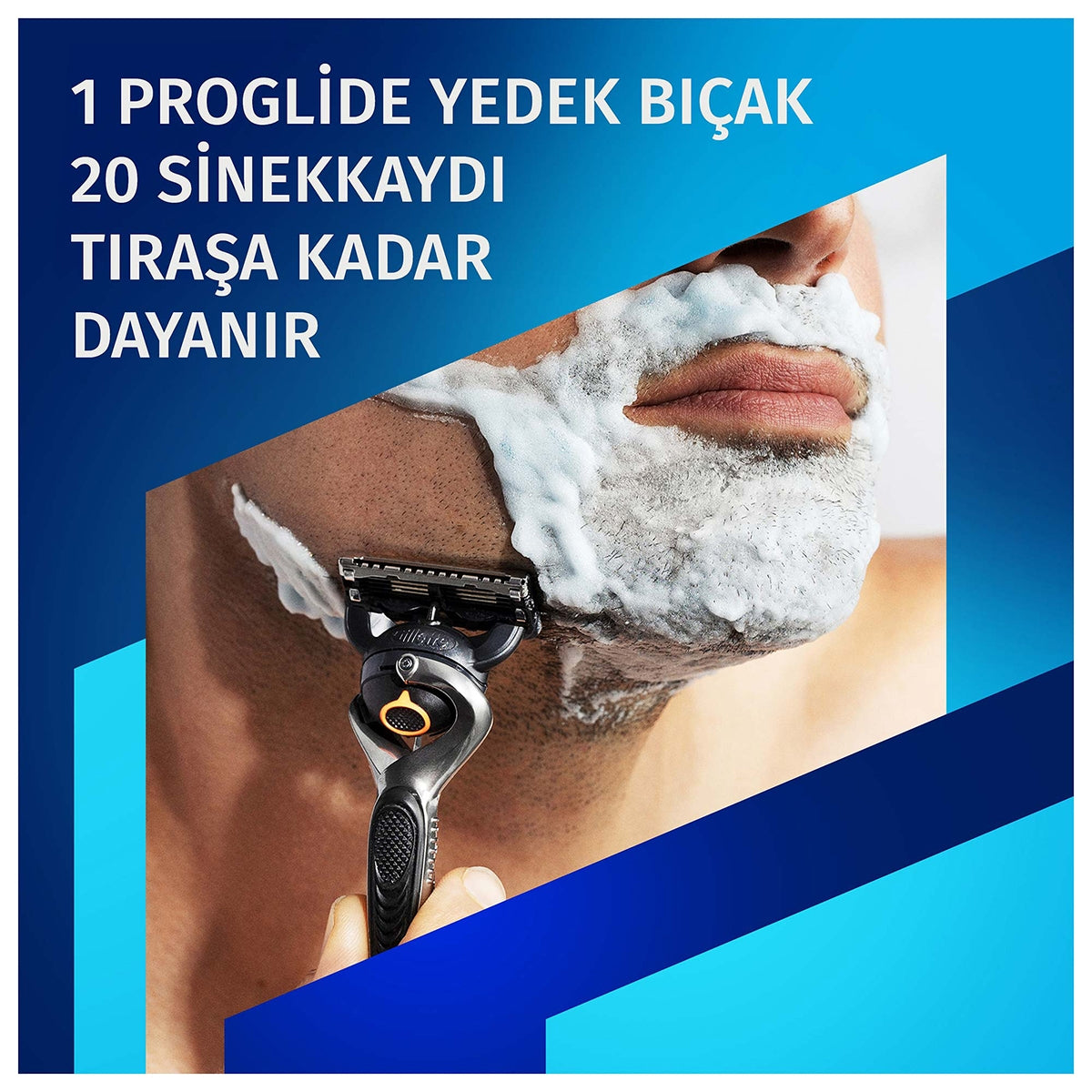 TIRAS MAKINESI PROGLIDE 4'LU YEDEK BASLIK + STAND