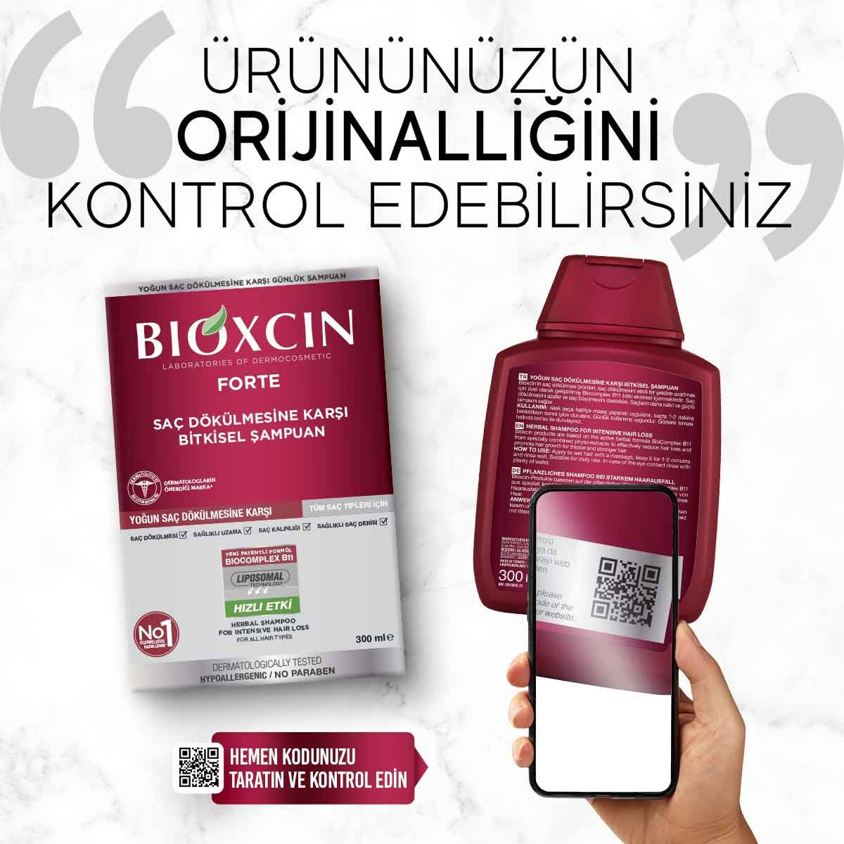 Forte Tüm Saç Tipleri İçin Dökülme Karşıtı Şampuan 300 Ml