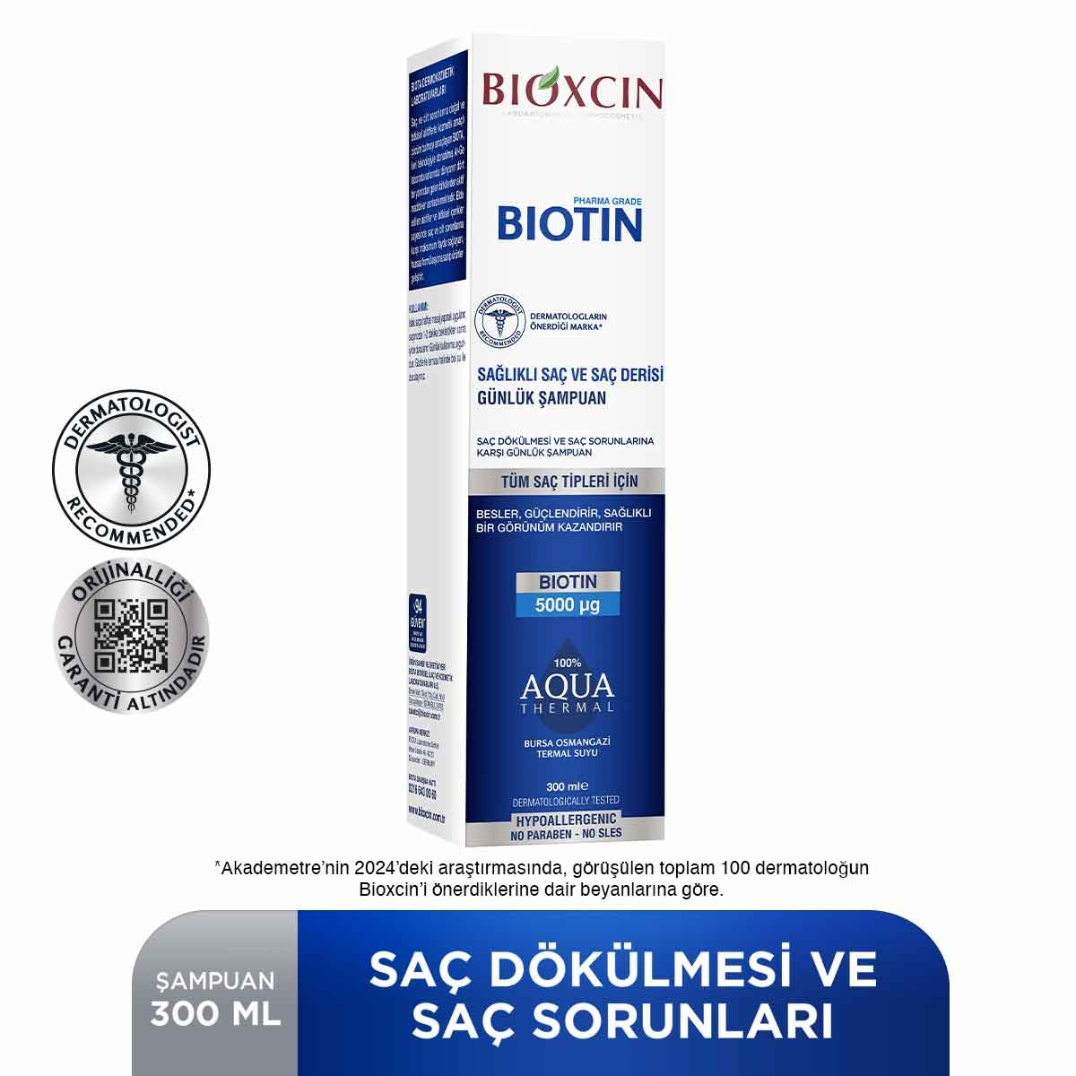 Biotin Tüm Saç Tipleri İçin Şampuan 300 Ml
