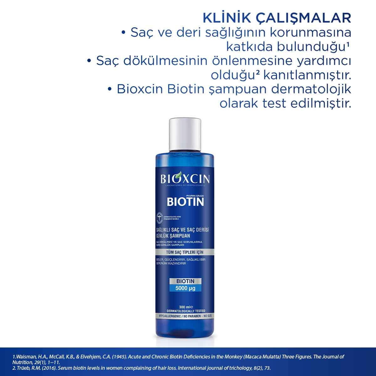 Biotin Tüm Saç Tipleri İçin Şampuan 300 Ml