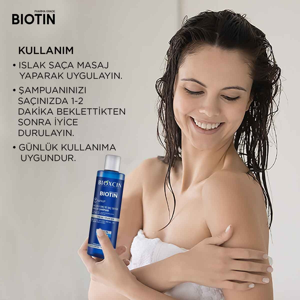 Biotin Tüm Saç Tipleri İçin Şampuan 300 Ml