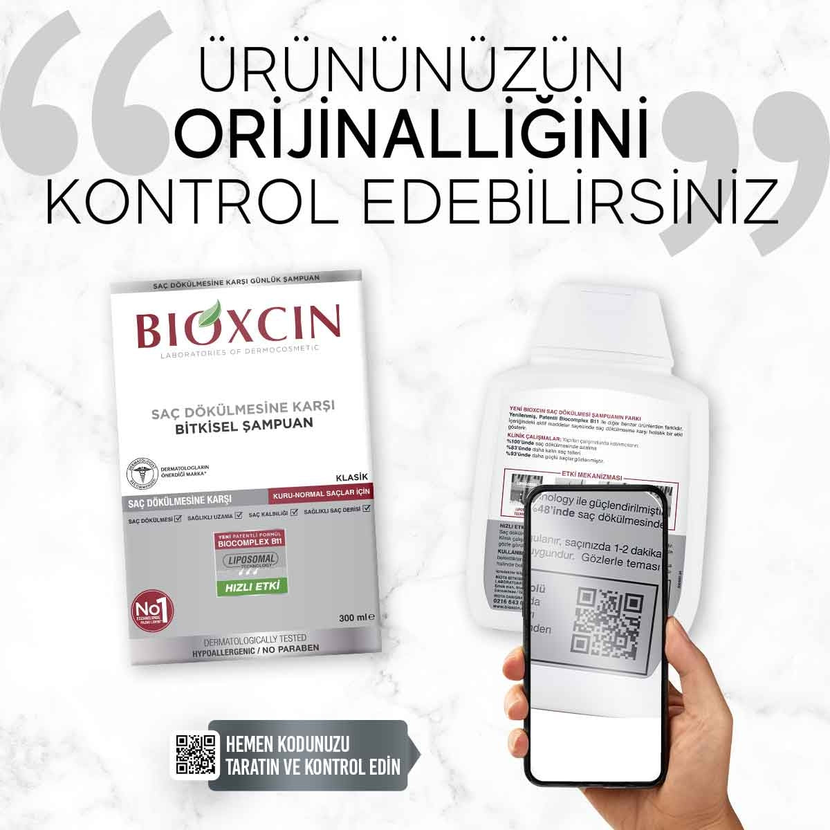 Saç Dökülmesine Karşı Kuru & Normal Saçlar İçin Şampuan 300 Ml