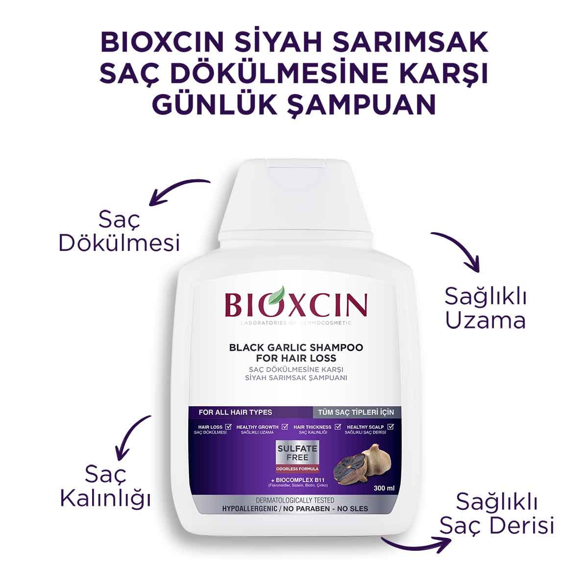 Siyah Sarımsak Şampuan 300 Ml