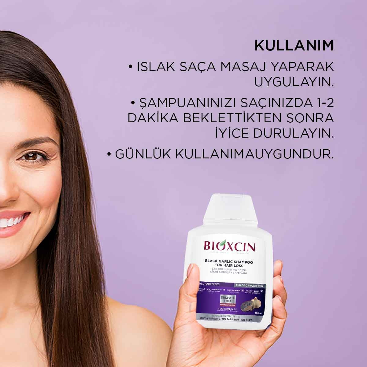 Siyah Sarımsak Şampuan 300 Ml