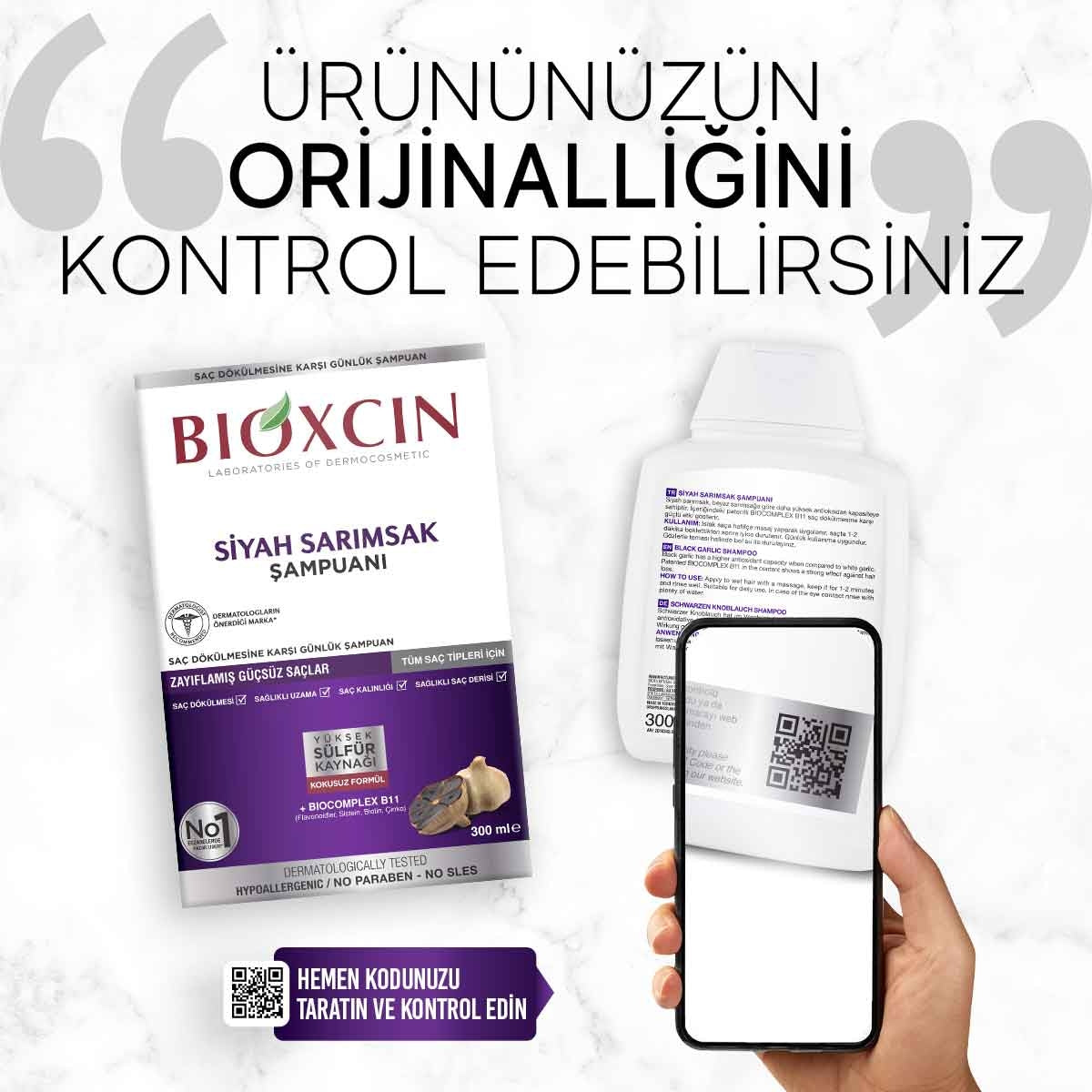 Siyah Sarımsak Şampuan 300 Ml