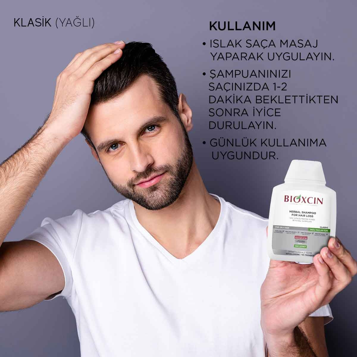 Saç Dökülmesine Karşı Yağlı Saçlar İçin Şampuan 300 Ml
