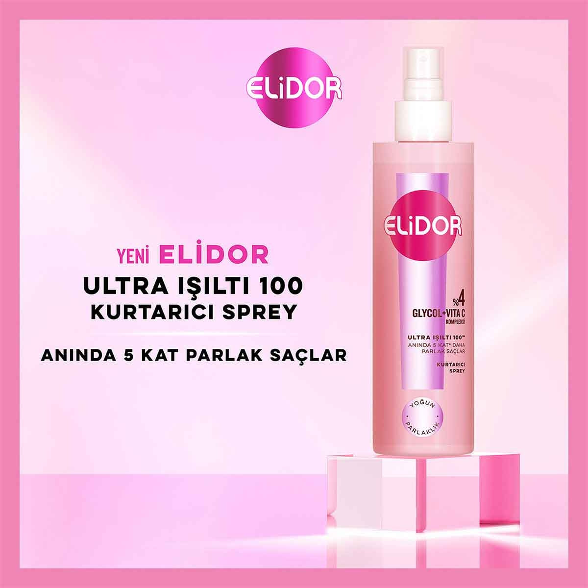 Ultra Işıltı 100 Kurtarıcı Saç Spreyi 200 Ml