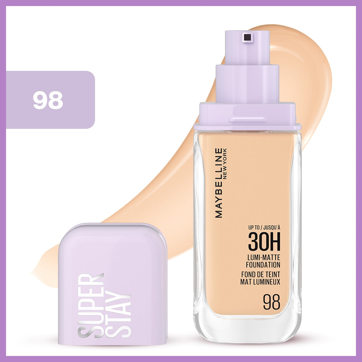 MAYBELLINE Fondöten Super Stay Lumi Matte- 98