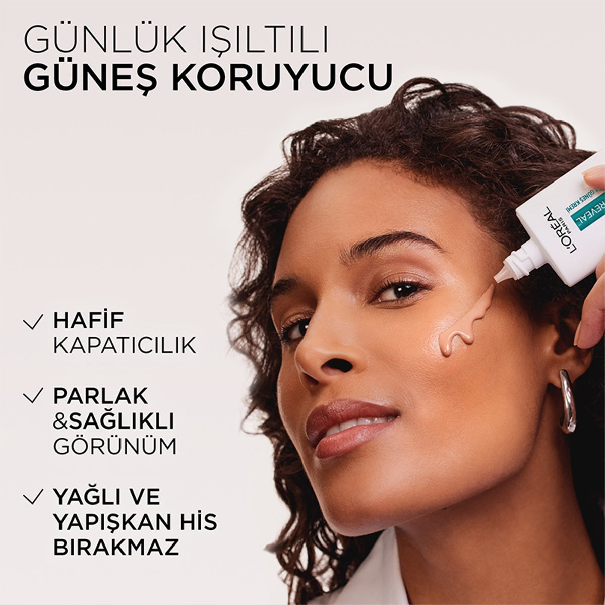 Bright Reveal Renkli Fluid Yüz Güneş Kremi Medium SPF50 50 ml