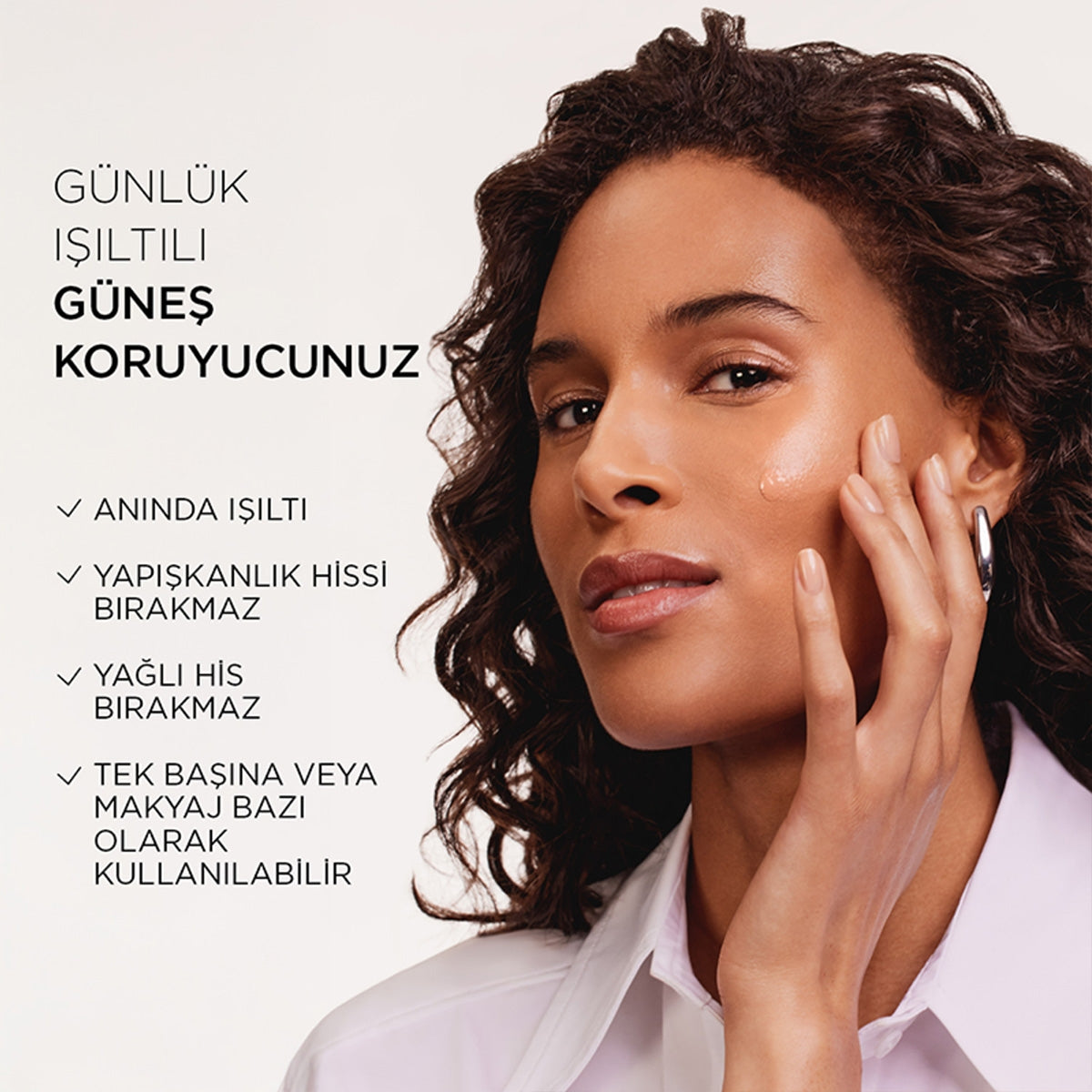 Bright Reveal Renkli Fluid Yüz Güneş Kremi Medium SPF50 50 ml