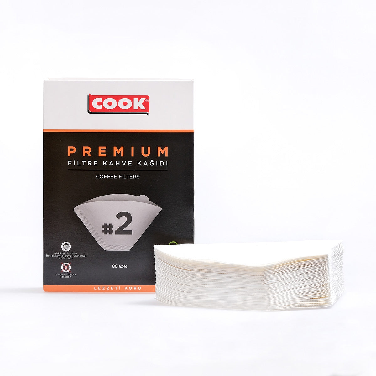 COOK Premium Filtre Kahve Kağıdı (Ebat 2 )80’li