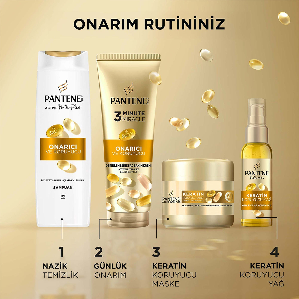 Pantene Saç Serumu Onarıcı 220 Ml