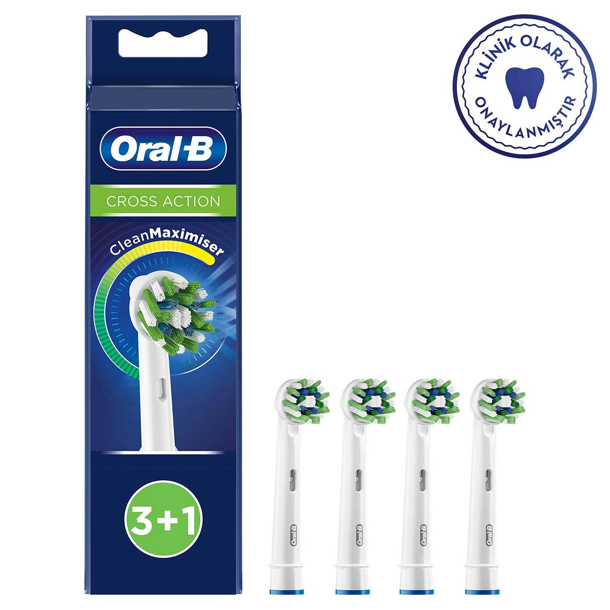 ORAL- B POC Yedek Başlık Cross Action 3+1CT