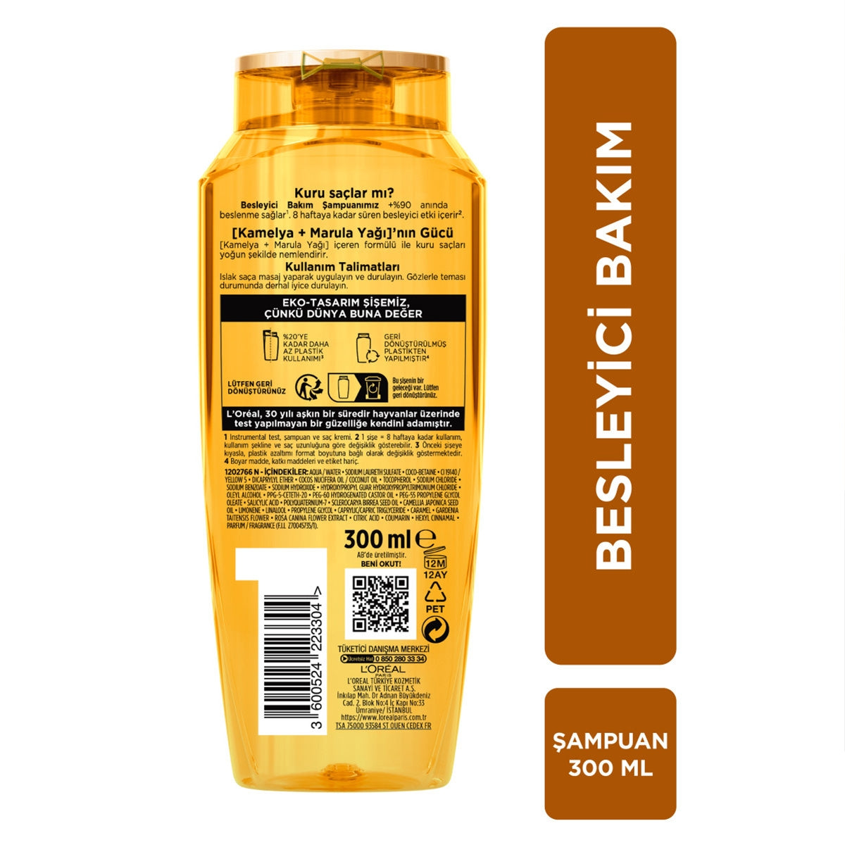 Şampuan Mucizevi Yağ 300 Ml