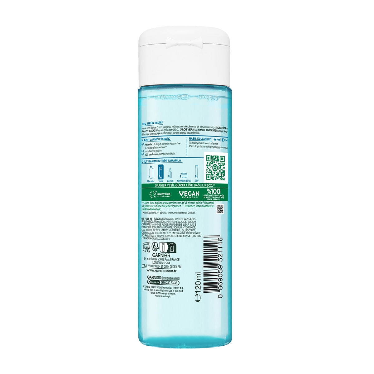 Hyaluron Bariyer Onarıcı Tonik 120 ml