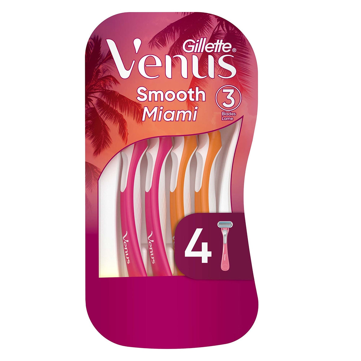 Smooth Miami Tıraş Bıçağı 4'lü