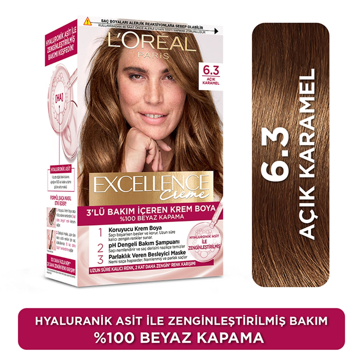 EXCELLENCE CREME BOYA AÇIK KARAMEL 6-30