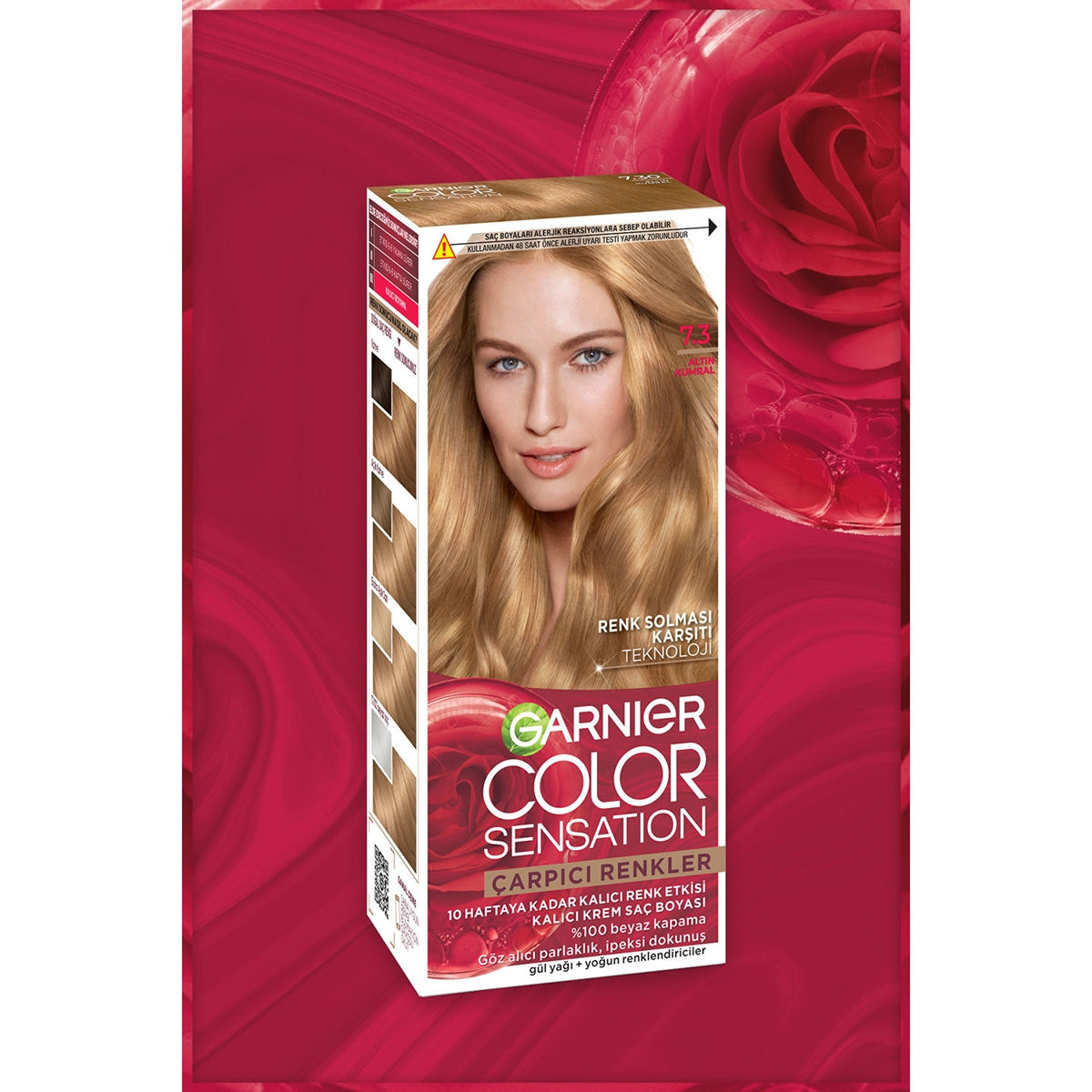 Garnier Color Sensation Saç Boyası Altın Kumral 7.3