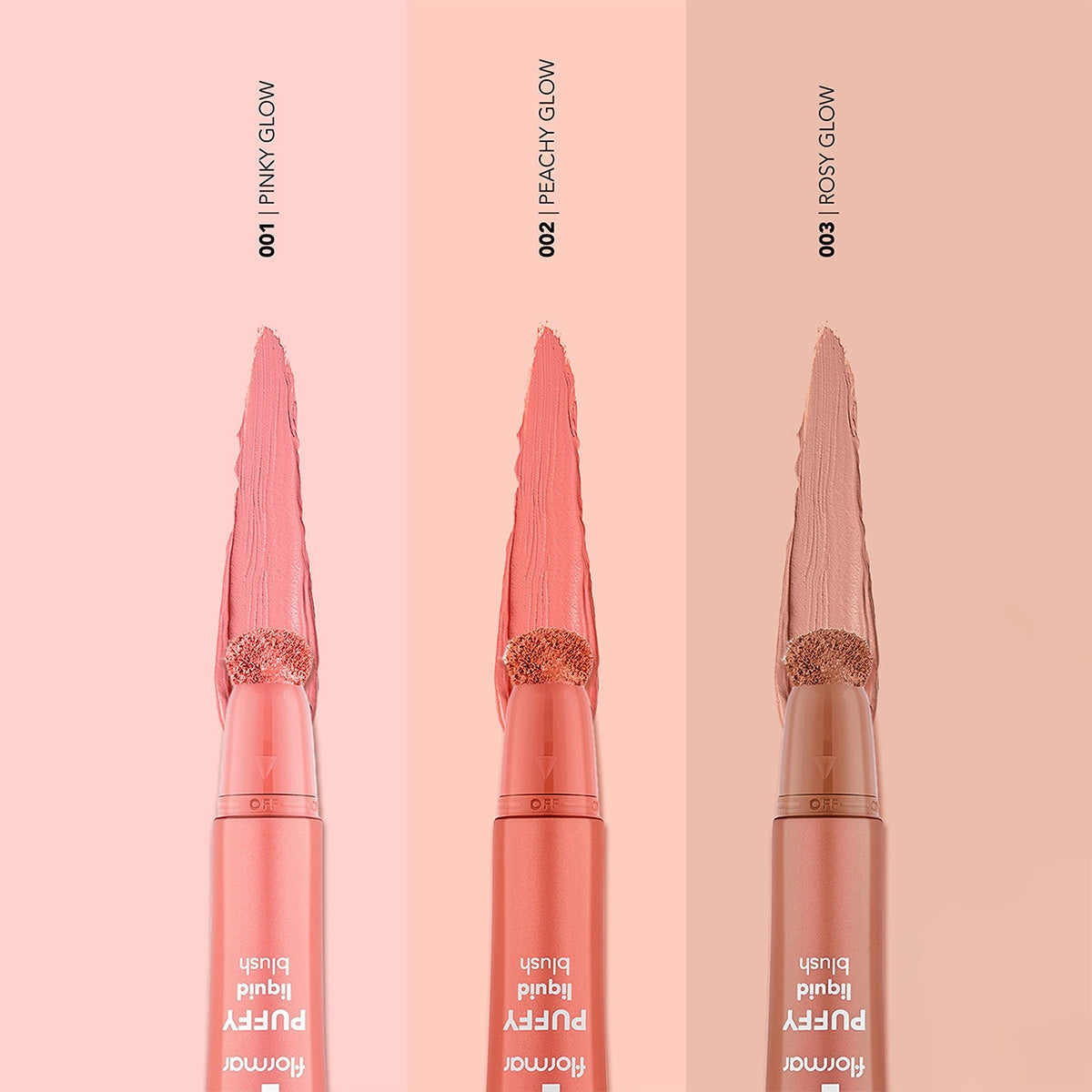 FLORMAR Puffy Likit Allık 003 Rosy Glow
