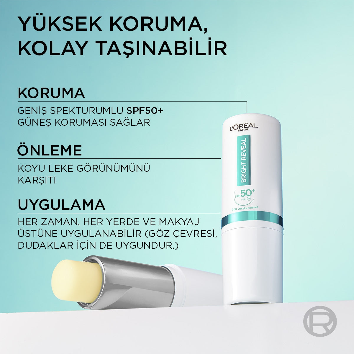 Bright Reveal Spf 50+ Ultra Koruyucu Ultra Pratik Stick Güneş Kremi 9ml