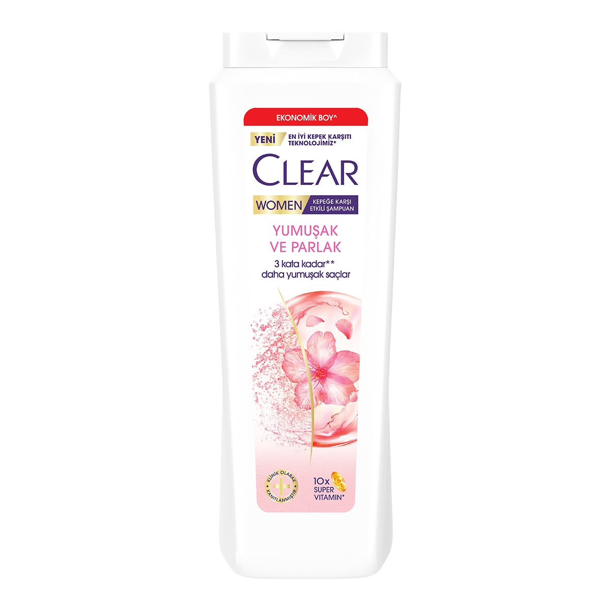 Clear Women Şampuan Yumuşak ve Parlak 500 Ml
