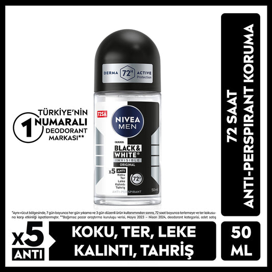 Black&White Power Erkek Roll-On 50 ml