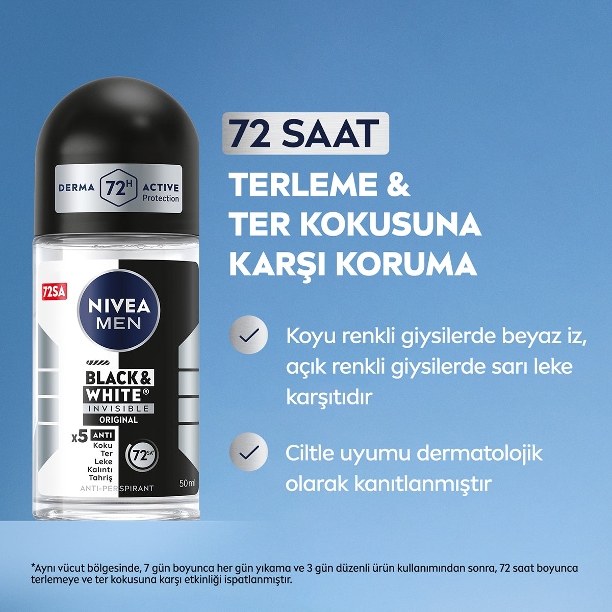 Black&White Power Erkek Roll-On 50 ml