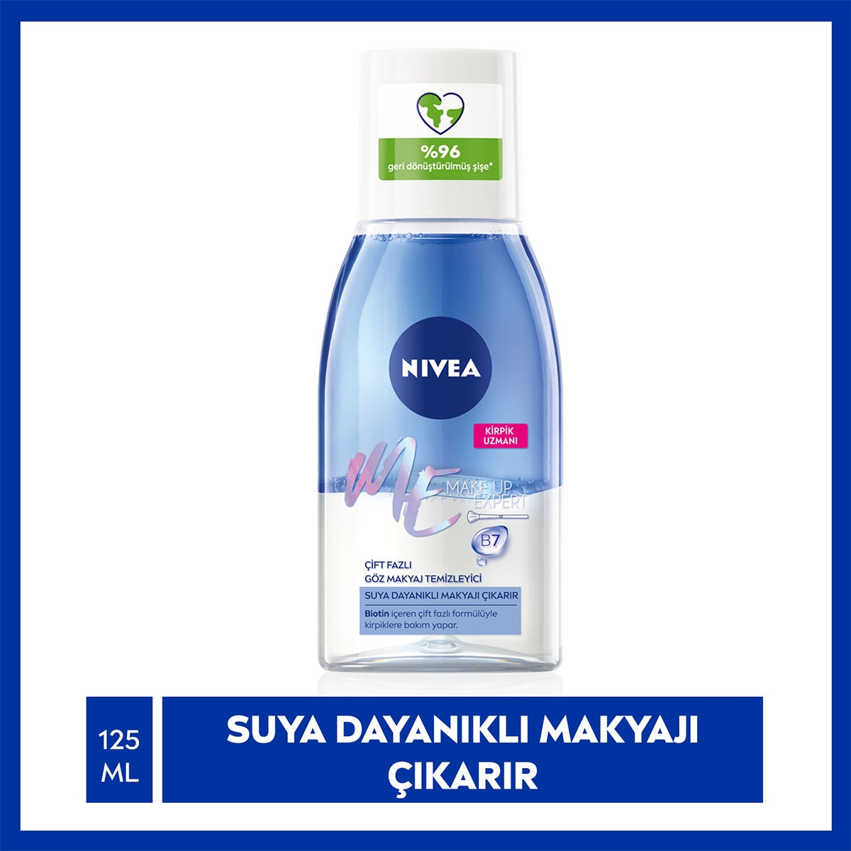 Make Up Expert Çift Etkili Göz Makyaj Temizleme Losyonu 125 ml