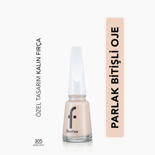 Nail Enamel Beige Latte 305