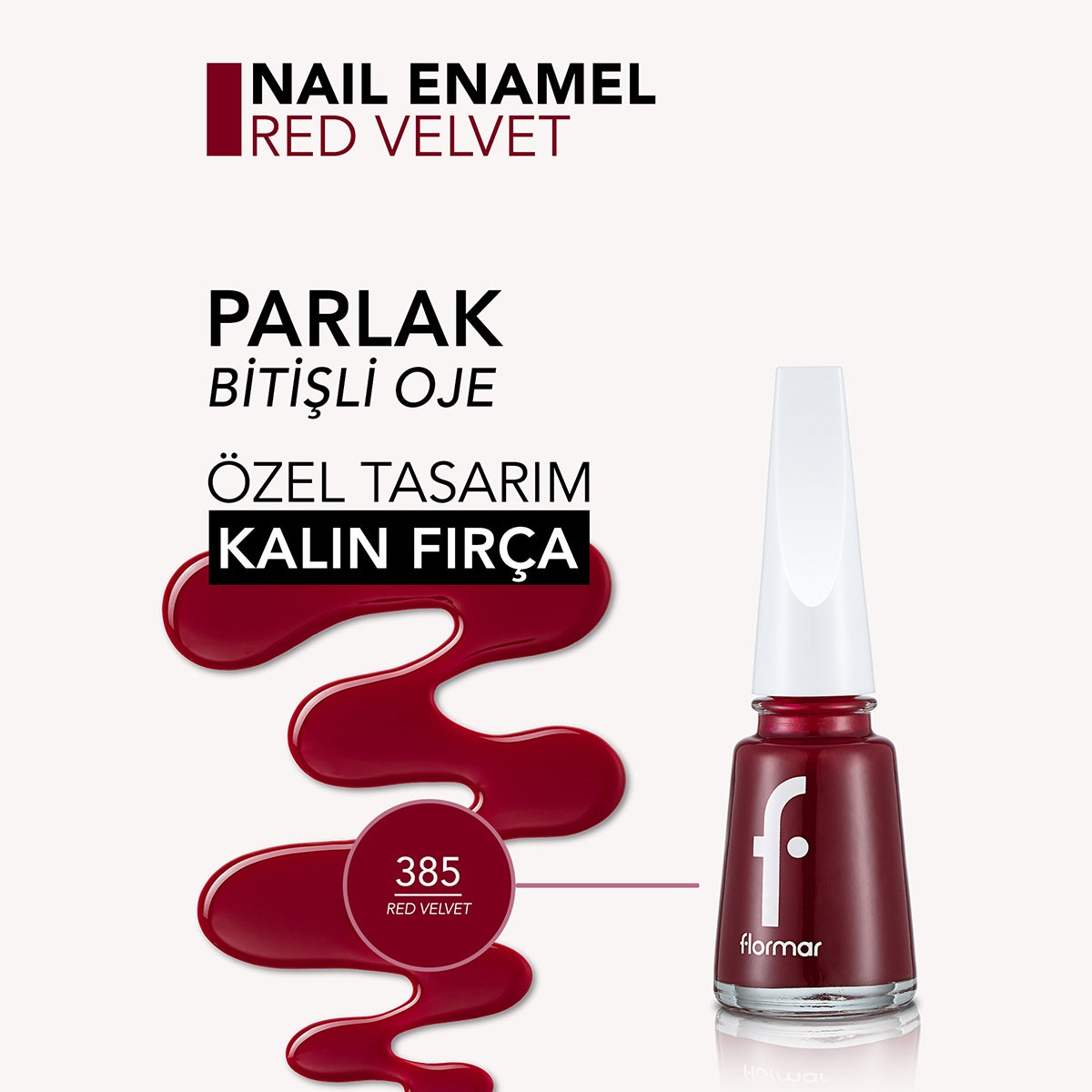 Nail Enamel Red Velvet 385