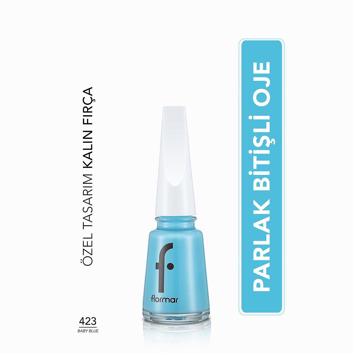 Nail Enamel Baby Blue 423