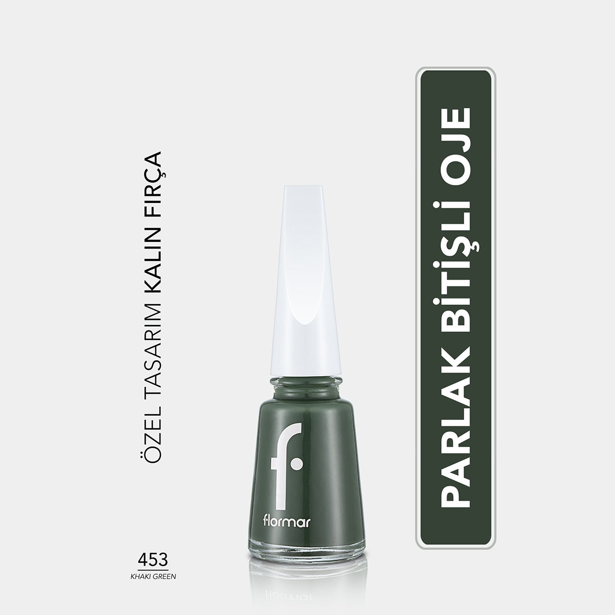 Nail Enamel Khaki Green 453