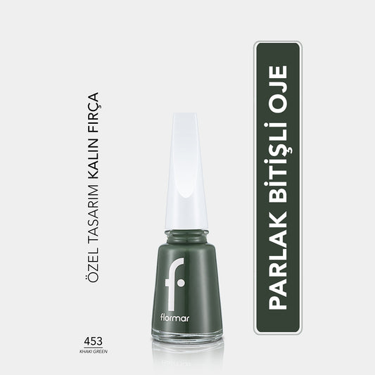 Nail Enamel Khaki Green 453