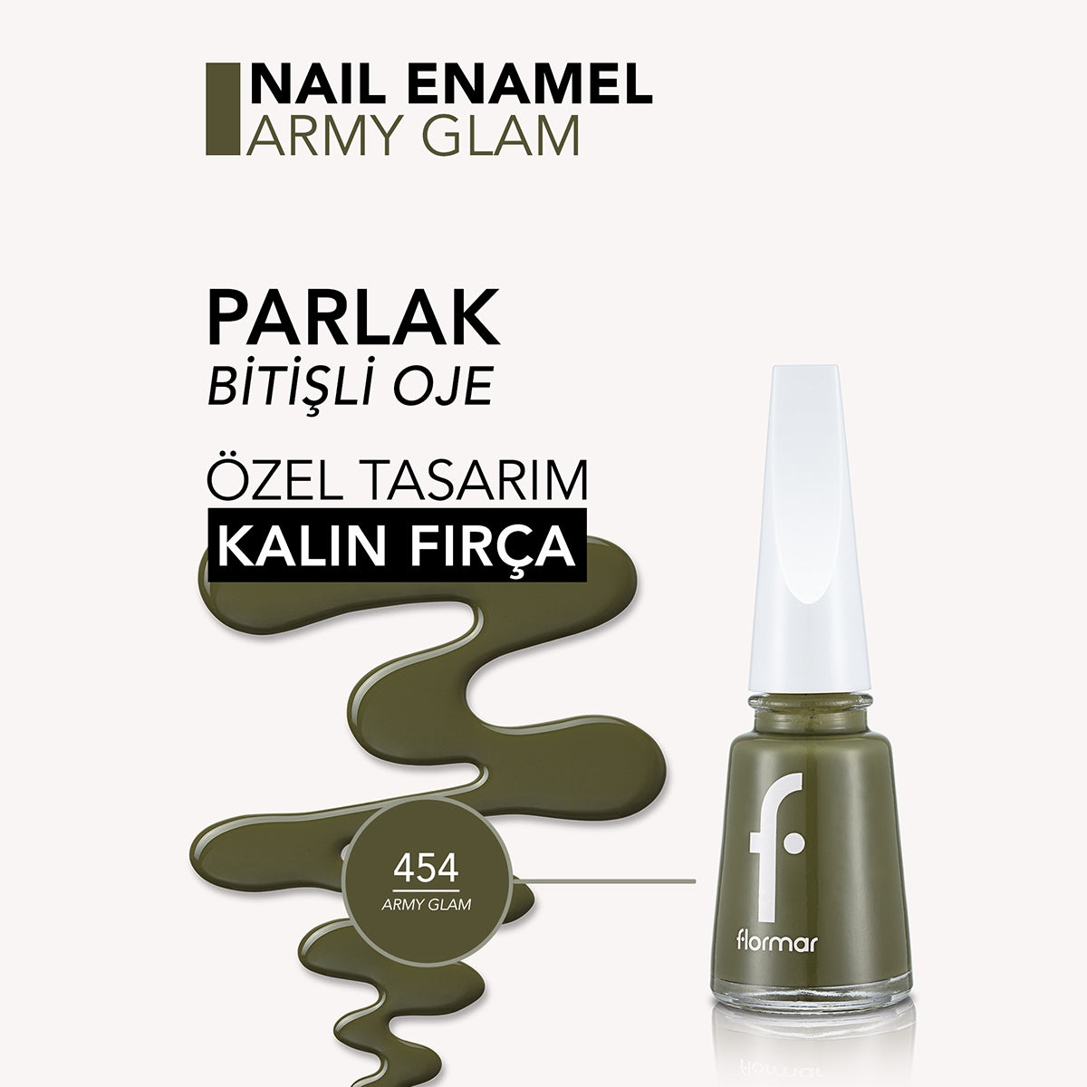 Nail Enamel Army Glam 454