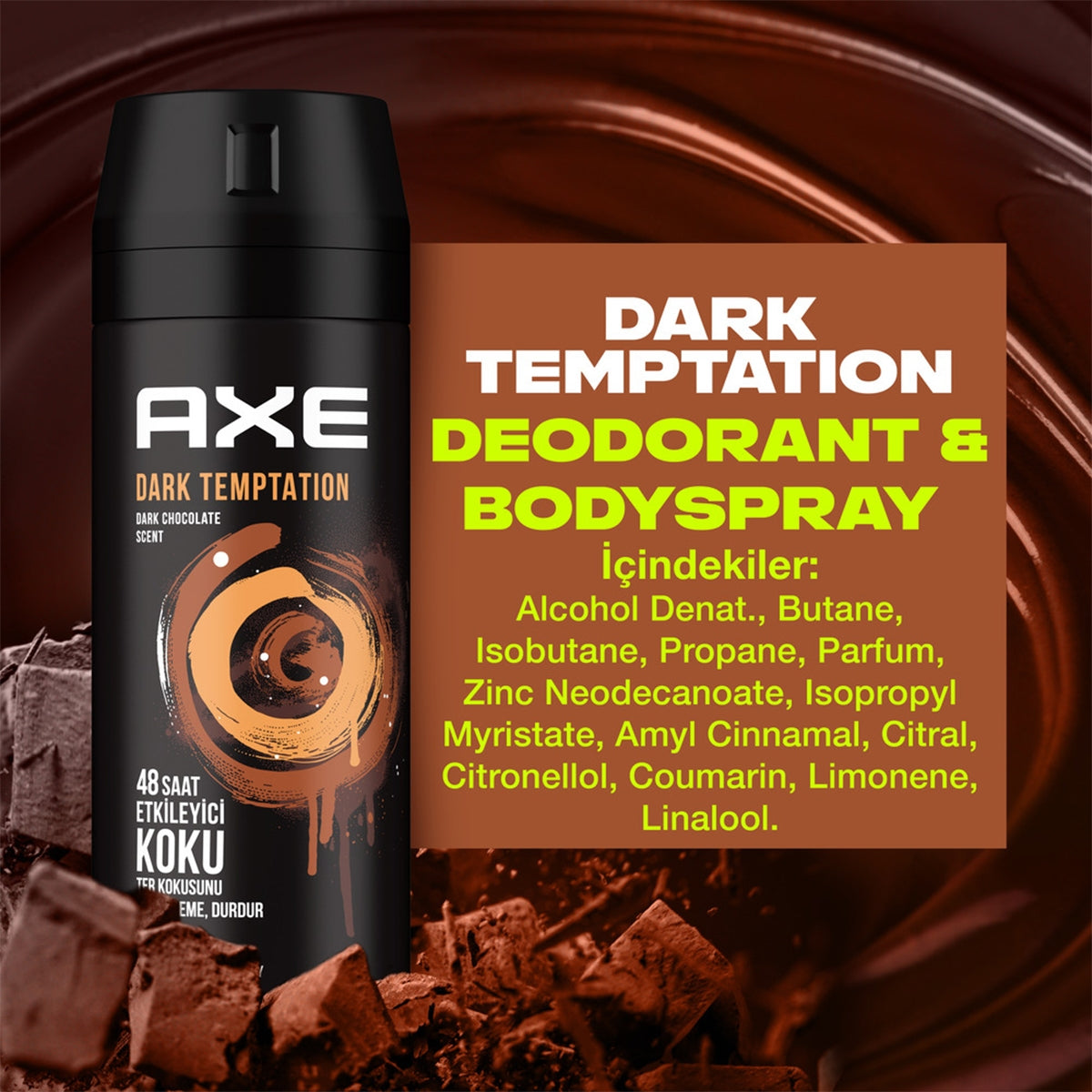 Dark Temptation Erkek Deo Sprey 150 ML