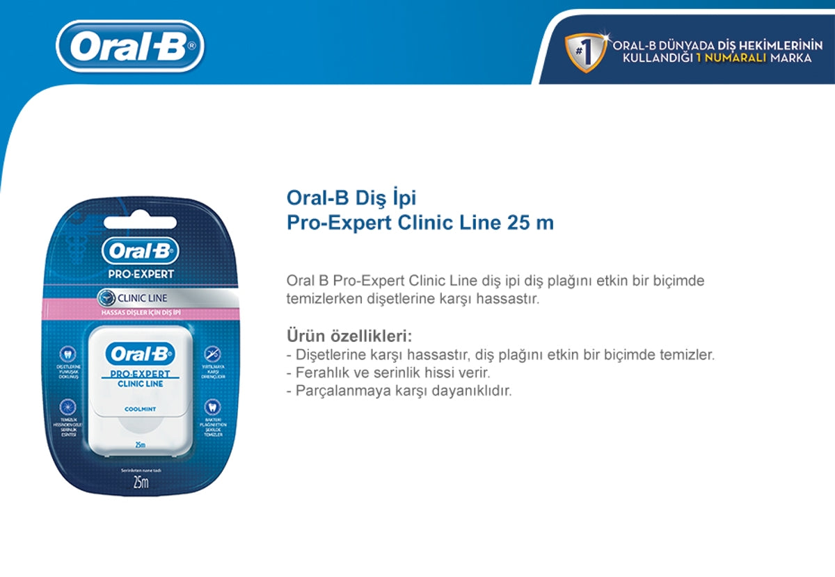 Diş İpi Pro-Expert Clinic Line 25m