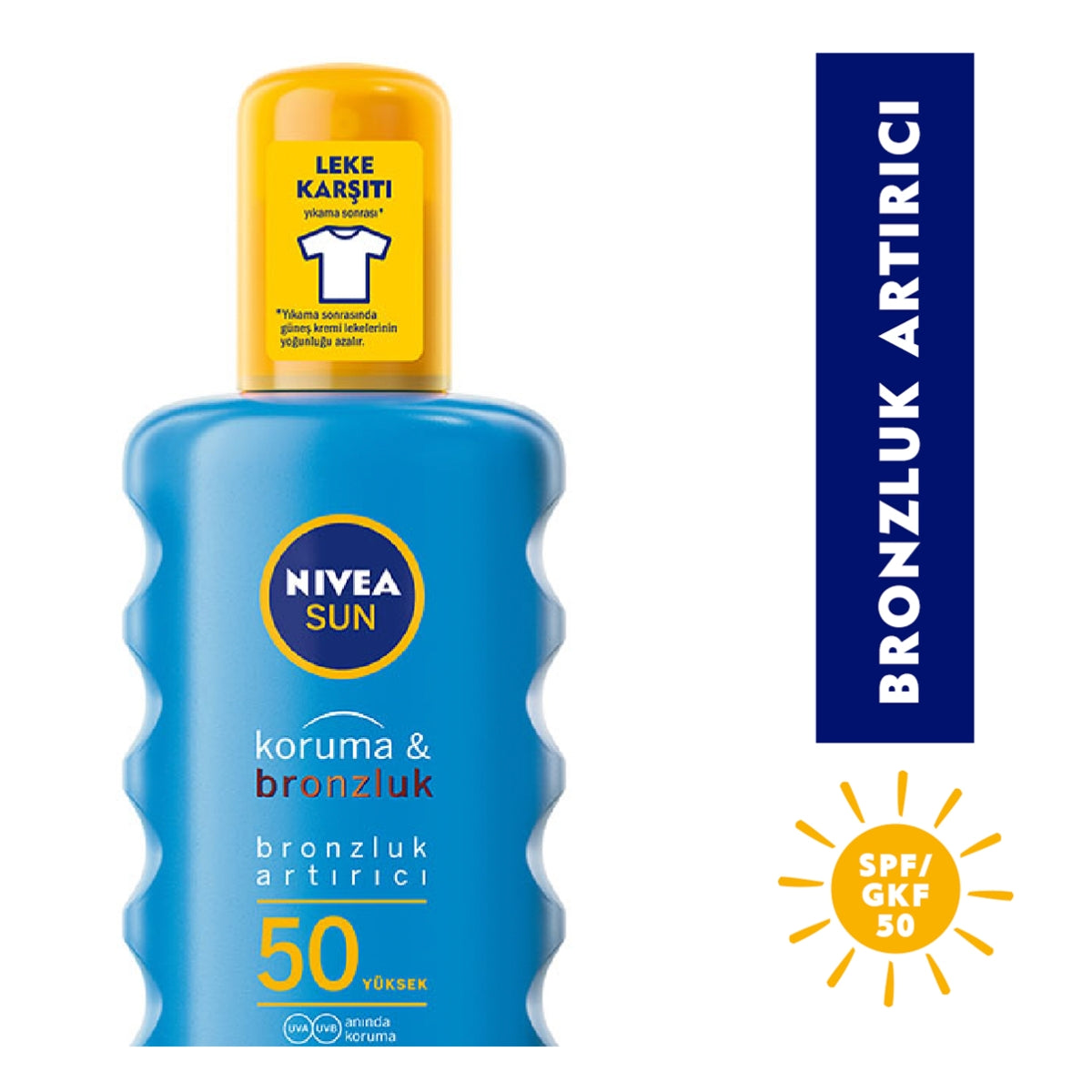 Koruma & Bronzluk Güneş Spreyi Spf50+200 ml