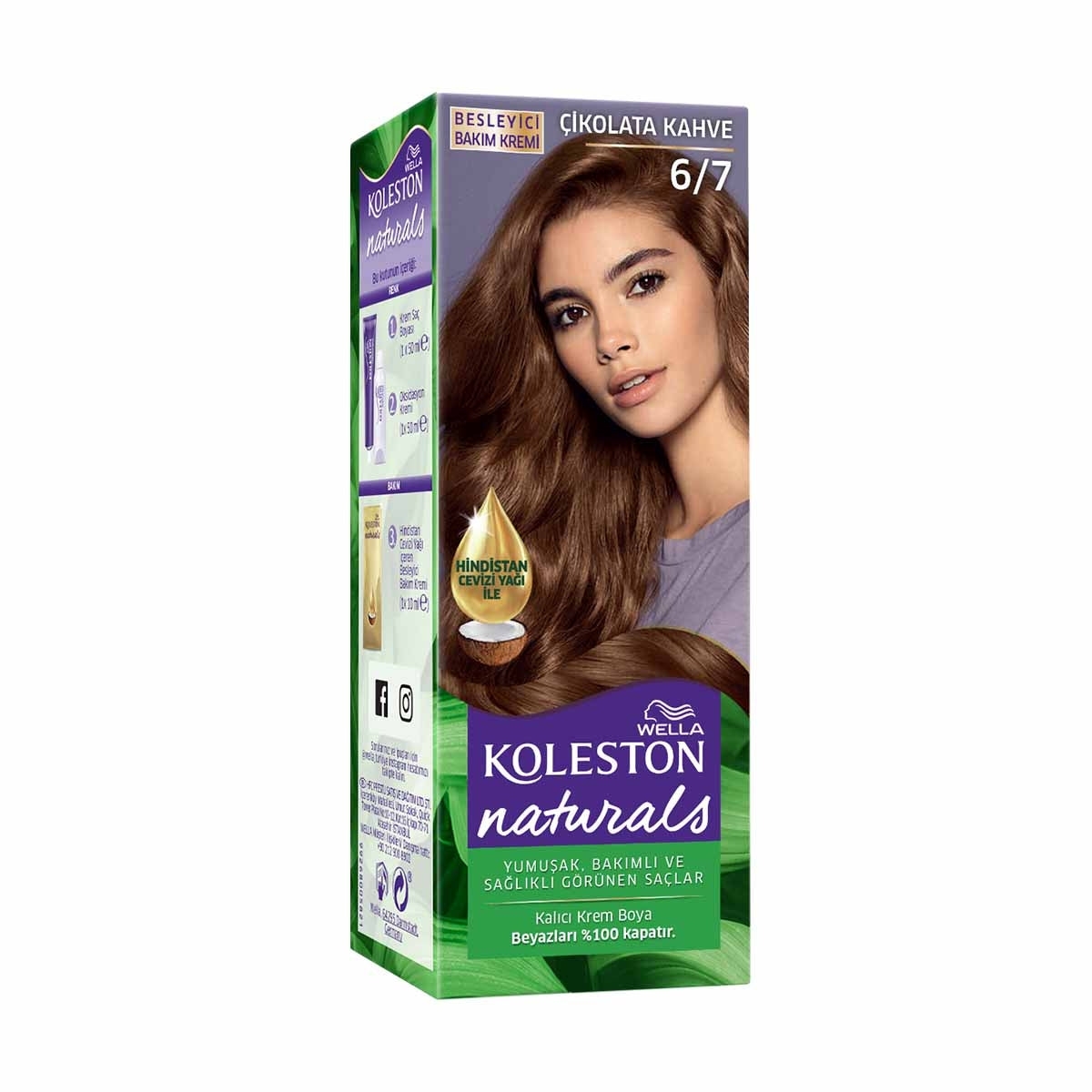 Naturals Saç Boyası Çikolata Kahve 6-7