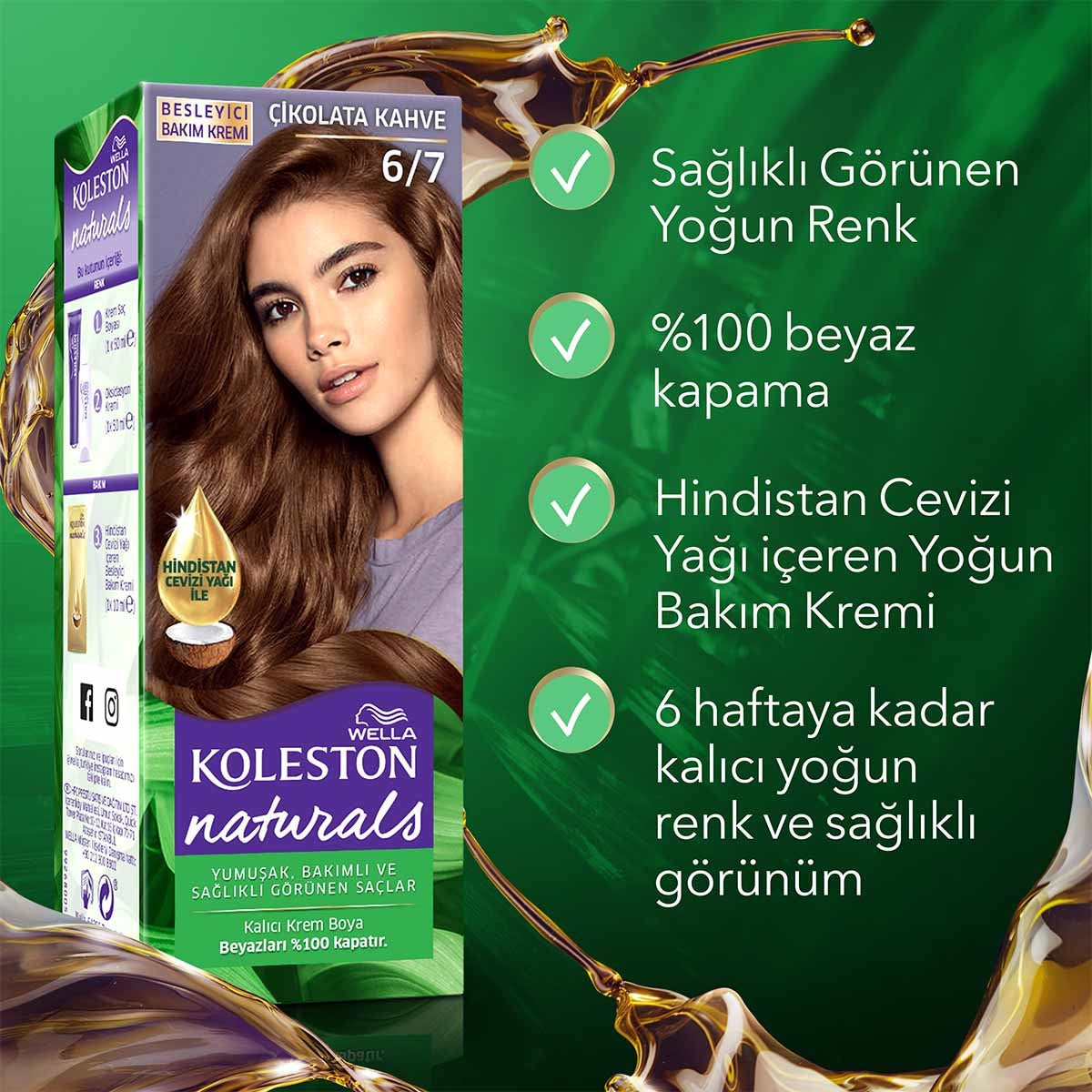 Naturals Saç Boyası Çikolata Kahve 6-7