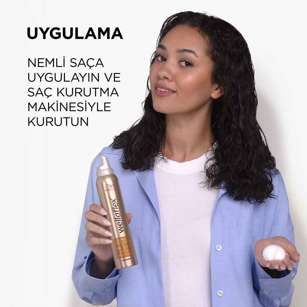 Wellaflex Saç Köpüğü Bukle Belirginleştirici Güçlü Tutuş 200 Ml