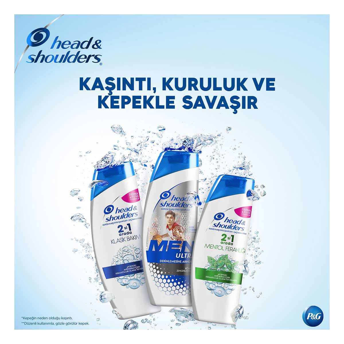 Mentol Ferahlığı 2'si 1 Arada Şampuan 330 ml